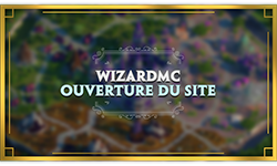 Ouverture du site